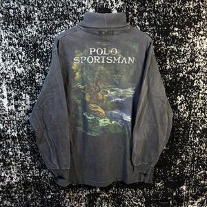 Vintage Polo Country Sportsman Turtleneck Long Sleeve Shirt Sz XL